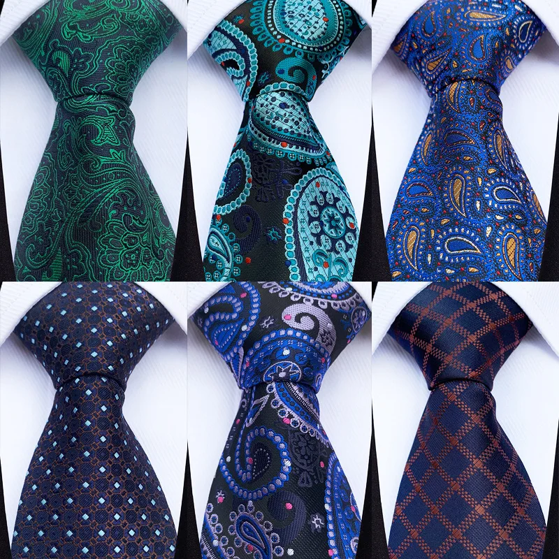 8CM Tie Vintage สีน้ำตาลผูกแฟชั่นชุดอุปกรณ์เสริมงานแต่งงาน Gravatas อย่างเป็นทางการ Neckties ของขวัญสำหรับชาย