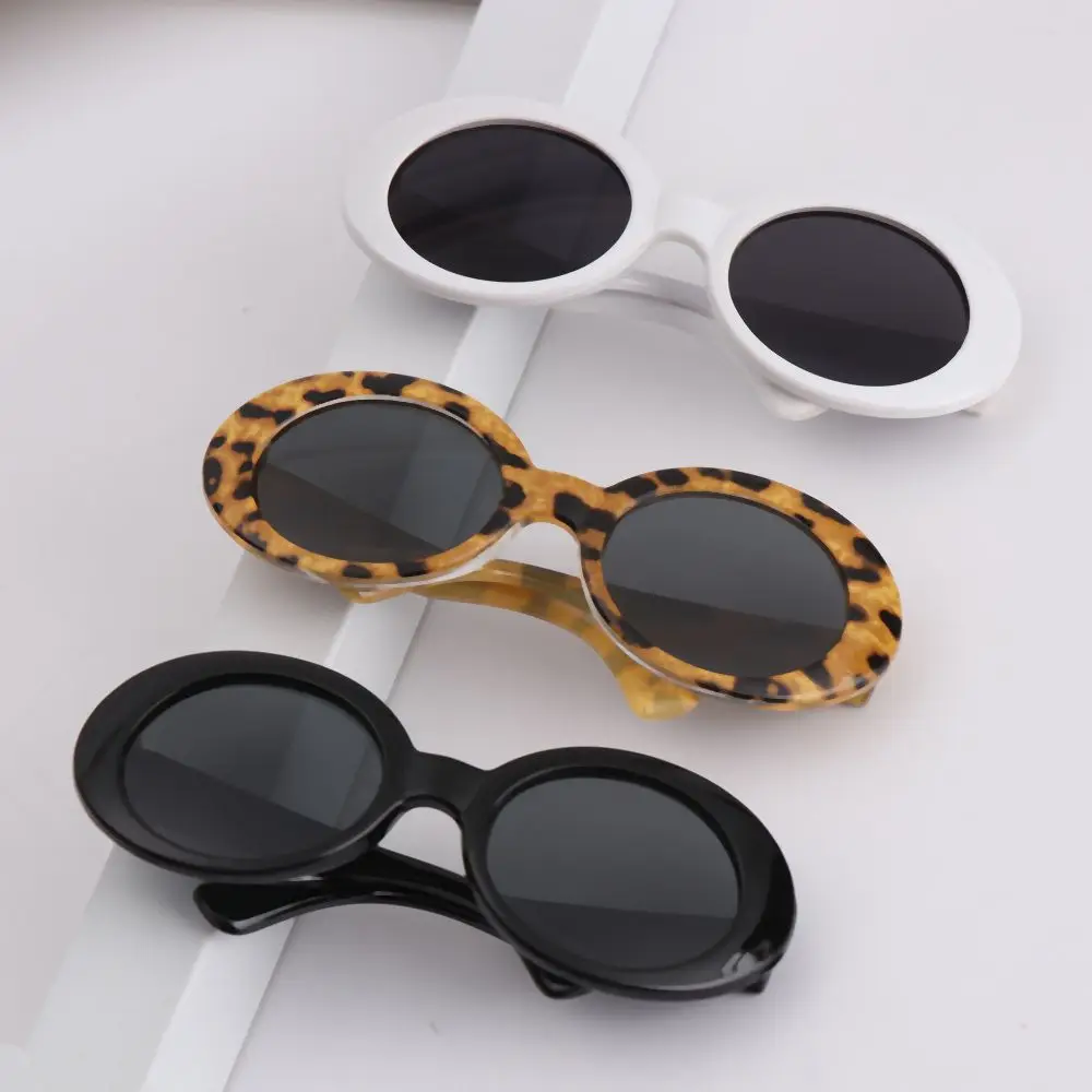 Fashioning Cat Glasses Round Frames Glasses Multicolor Photograph Props Pet Accessories Doll Accessories Cool