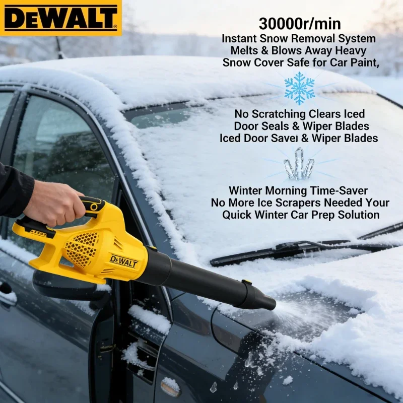Dewalt Ultimate Home Cleaning & Dusting Tool! 420W Portable Cordless Electric Blower Compatible with Dewalt Batteries（bare unit）