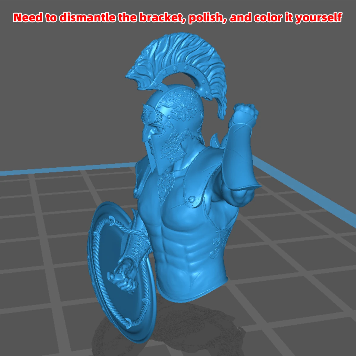 Mittelalter Europa Rom Gladiator Soldat Krieger Skulptur GK Garage Kits Figuren Modell Plastik Maßstabsgetreue Modellbausätze 9/12cm – Detail 10