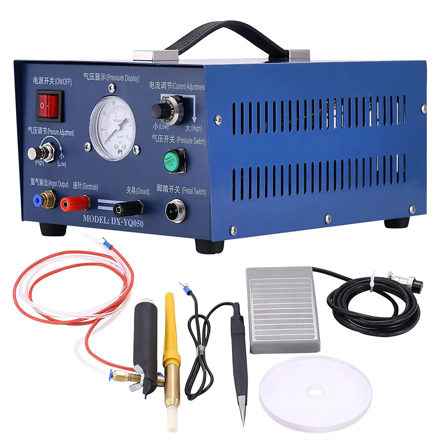 High- Argon Pulse Spot Welding Machine Stainless Steel Welding Ring Machine