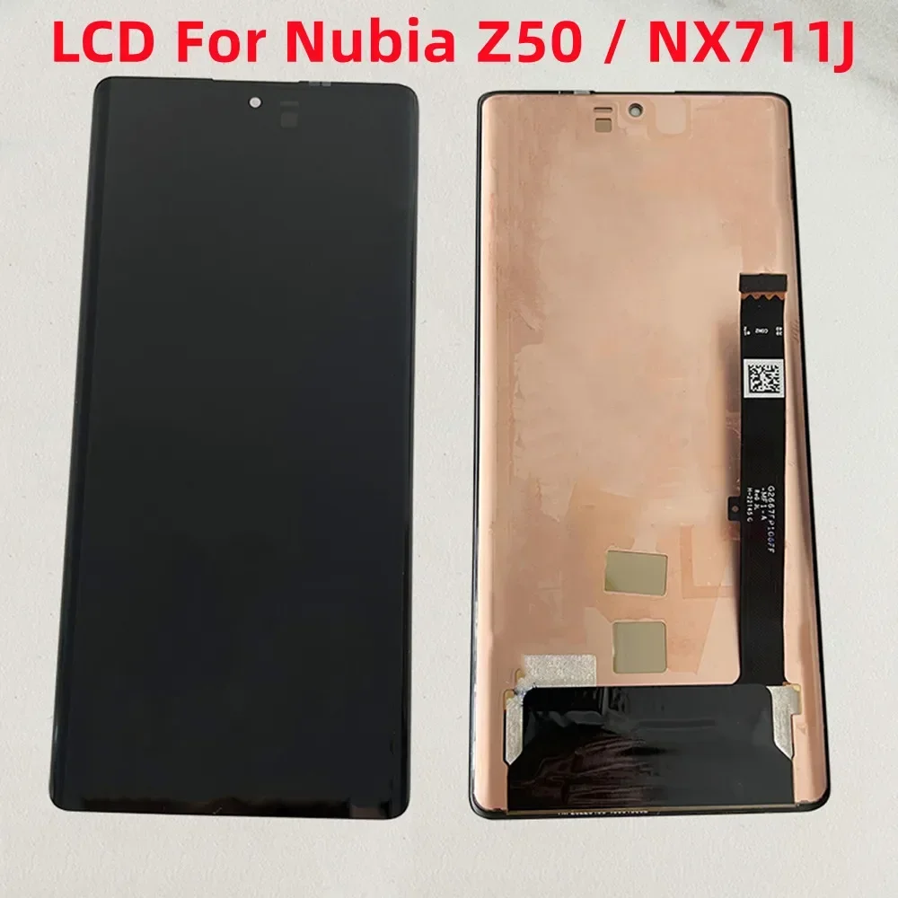 

6.67" Original For ZTE Nubia Z50 / NX711J AMOLED LCD Display Screen Touch Digitizer Assembly + Mid Frame Bezel Replacement