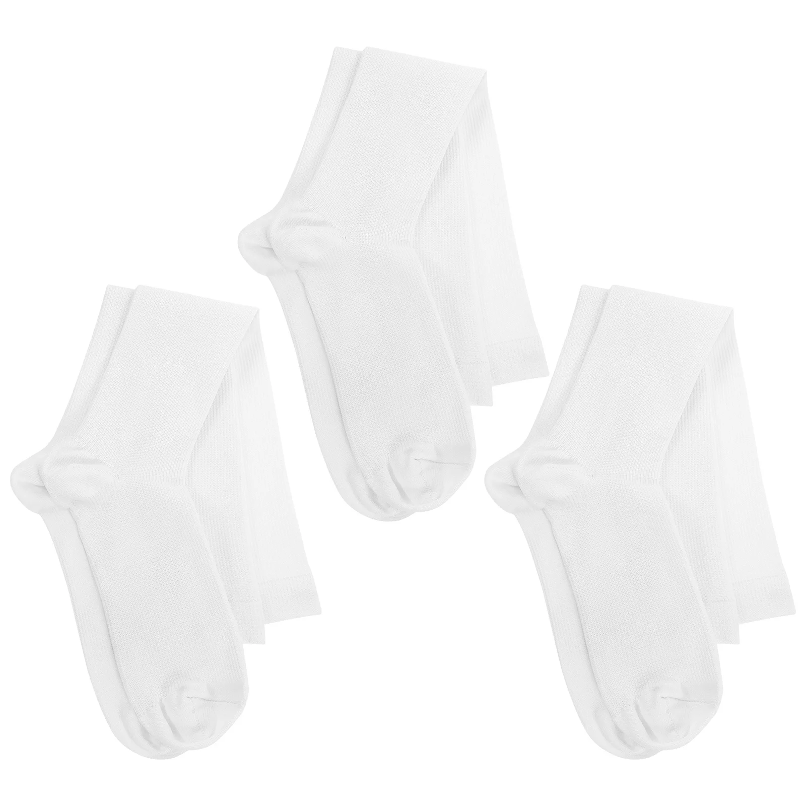 3Pairs Men Fencing Socks Sports Socks Knee High Comfortable Breathable Soft Safe Practical for Running Cycling Sports