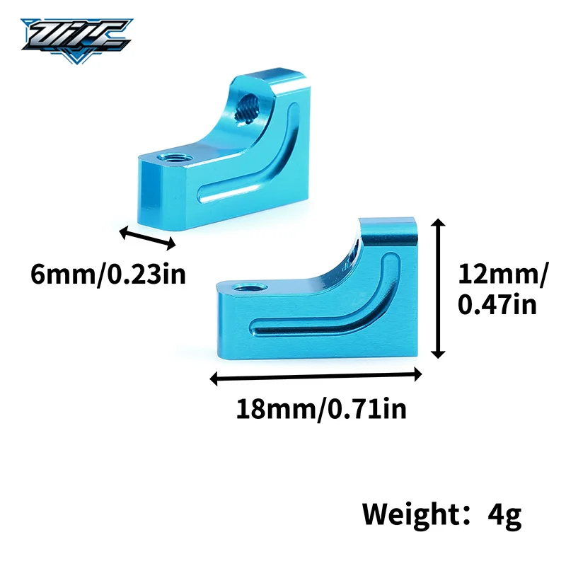 Metal Reinforced Servo Mount Stay Fixing Bracket Stand For 1/10 RC Car TAMIYA TT02 XV01 Upgrade Parts