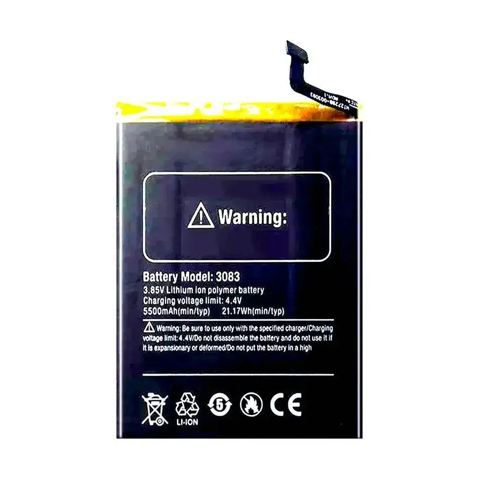 بطارية لـ Ulefone Armor 20WT 5.0 بوصة 5S 9E X X10 X3 X5 X6 X8 2 3 5 7 8 9 10 12 14 16 17 22 23 24 3059 Power Pro Ultra