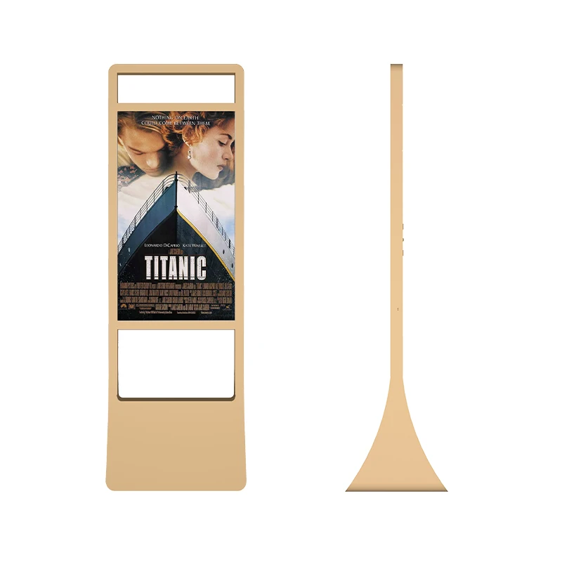 Layar Digital Signage Jendela Dua Sisi untuk Tampilan Video Iklan 43 Inci hingga 55 Inci