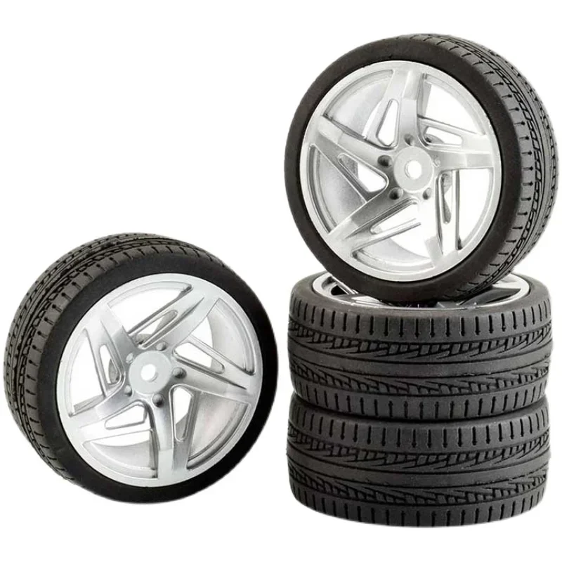 

64mm 1/10 RC Racing Car Tires On Road Touring Drift Car Tyre Wheel for Tamiya TT01 TT02 XV01 TA06 PTG-2 HPI WR8 Kyosho HSP