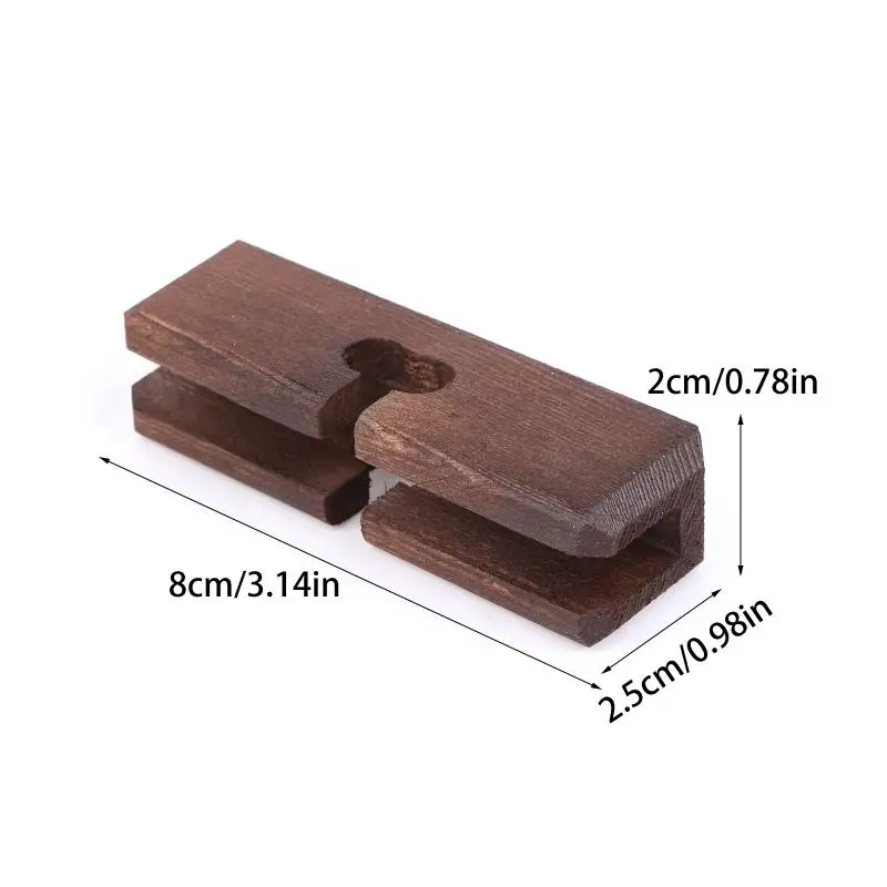 DIY Pendant Light Cord Adjuster Wood for 3mm to 10mm Diameter Cable Management in Living Spaces
