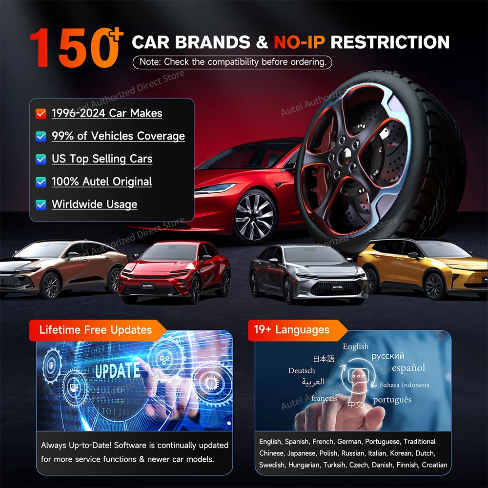 Autel MaxiTPMS TS501 PRO TPMS أداة تشخيص قارئ الرمز تفعيل/تعلم أجهزة استشعار TPMS، برنامج MX-Sensor تحديث مجاني PK TS408S