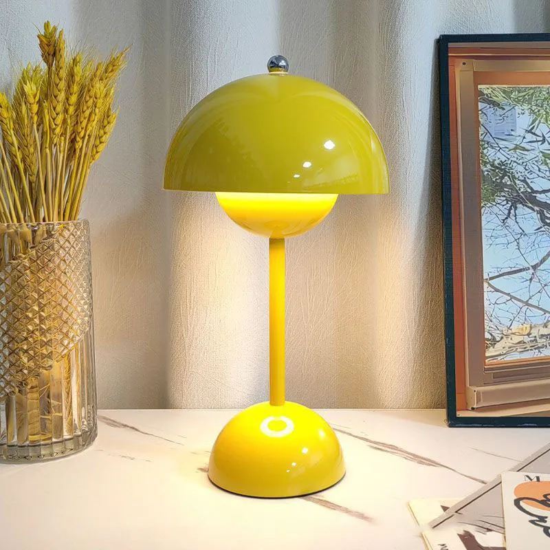 Reading night light bedroom bedside table lamp Danish bud table ambient light