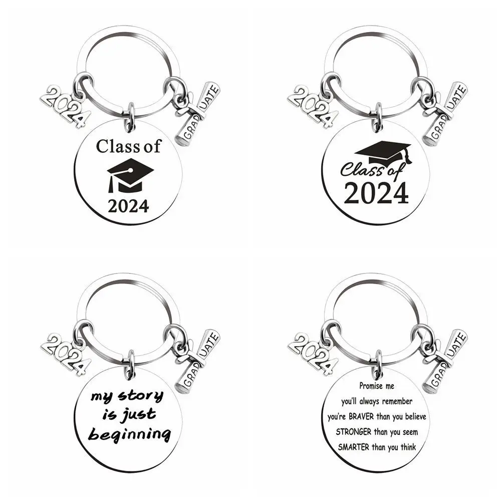 Graduation Gifts Class of 2024 Graduation Keychain Senior 2024 High School College Graduation Gifts for Her Him