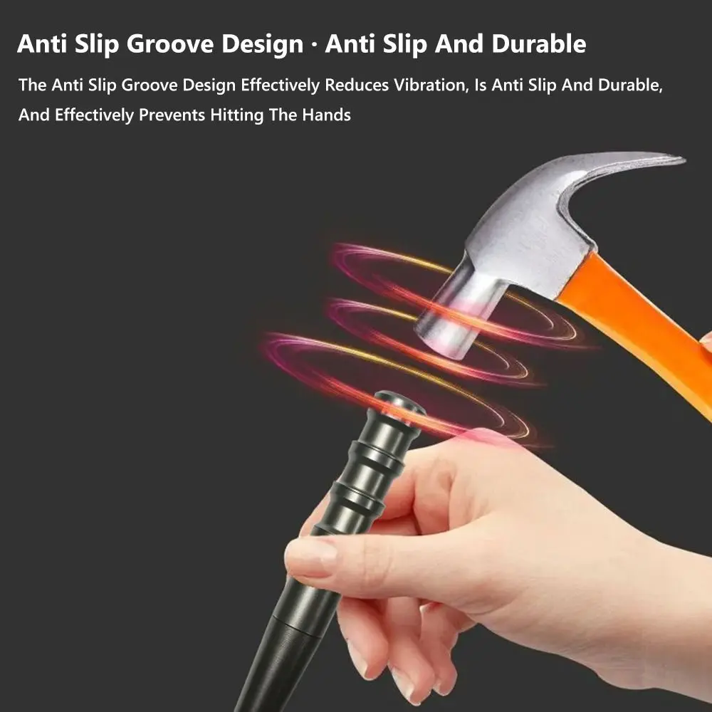 New Portable Punch Locator Multifunctional Positioning Punch Hand Tool High Hardness Punch Durable Manual Center Punch Locator