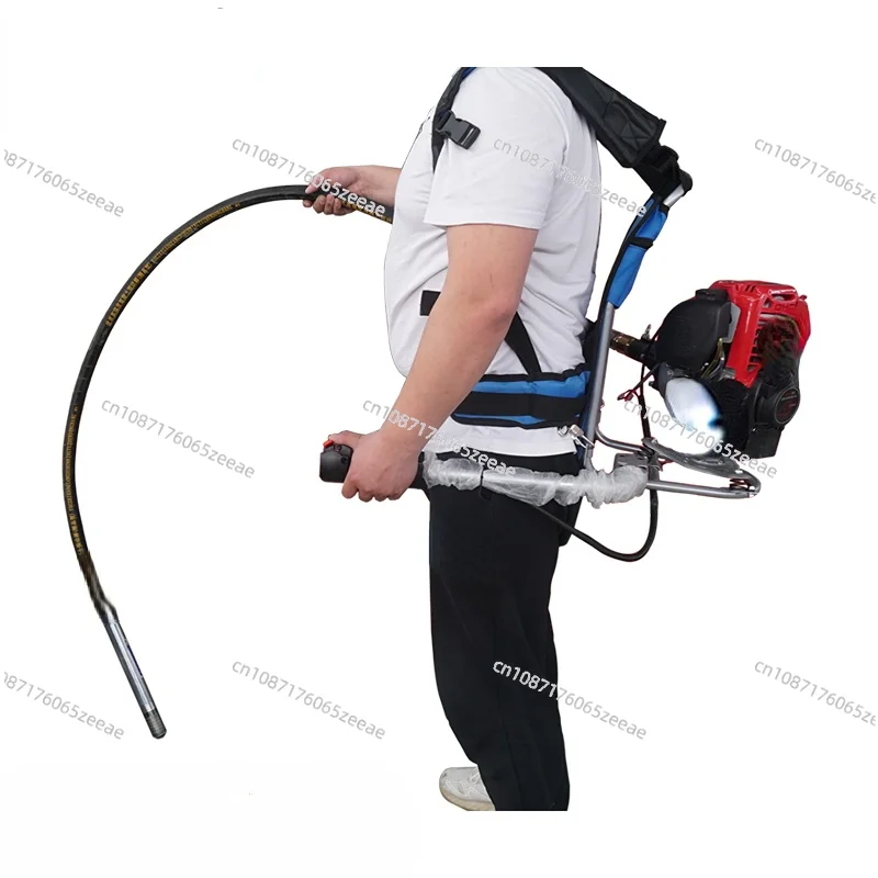 backpack gasoline engine knapsack insertion type concrete vibrator