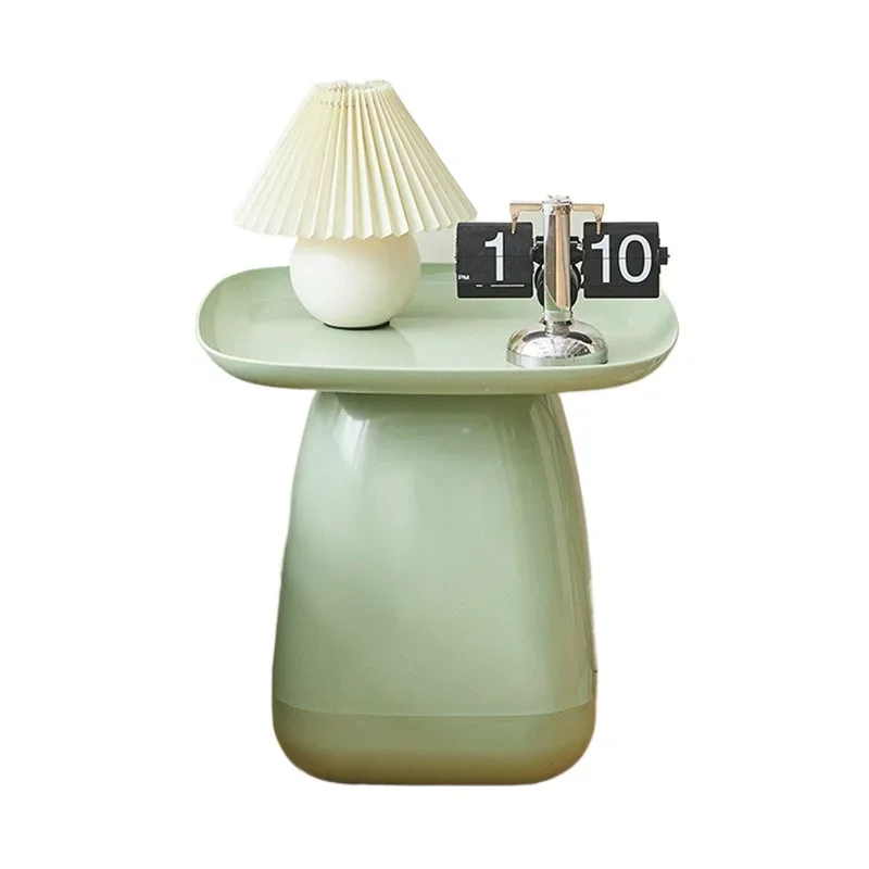 

Nordic home living room modern simple small coffee table, small apartment cream wind small round table