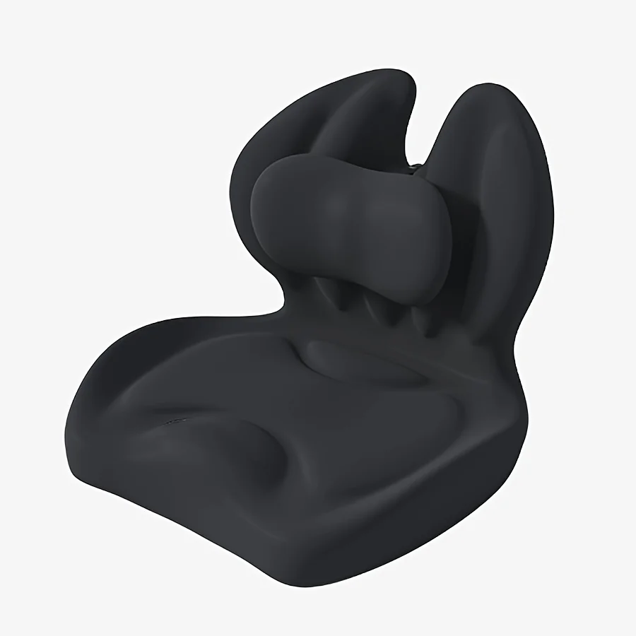 

Double Lumbar Support, Ergonomic Design, Integrated Seat and Back Cushion for Home Use, Slow Rebound Seat Cushion and Support