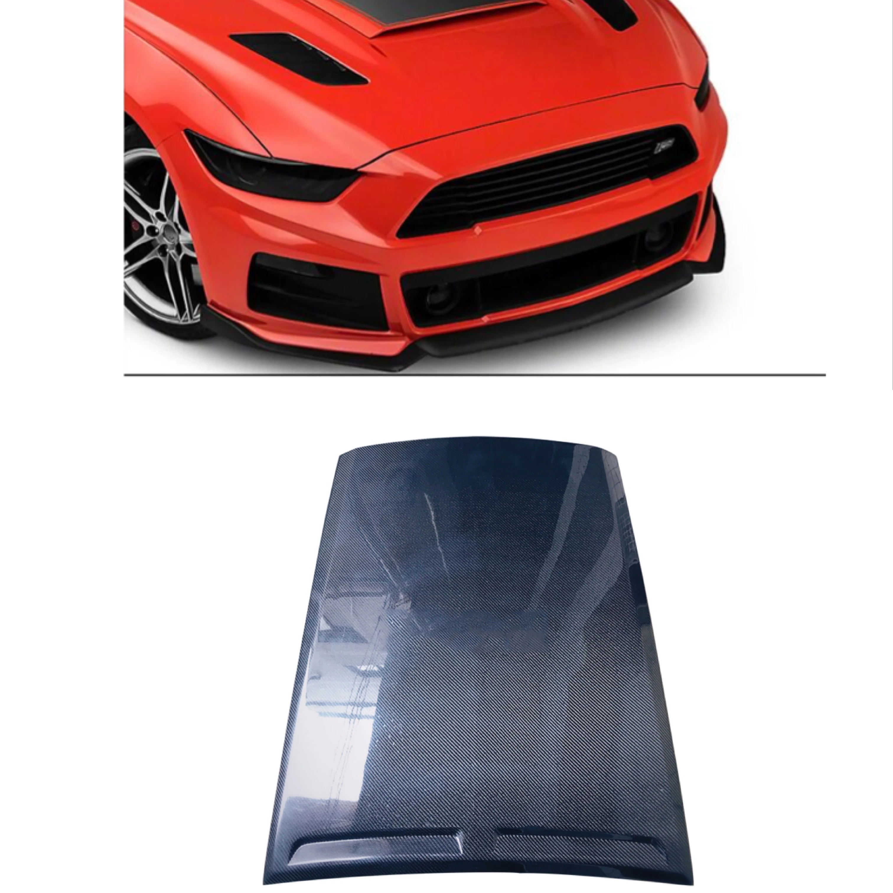 

Wholesale Car Auto Parts Carbon Fiber Hoods For Mustang 2015