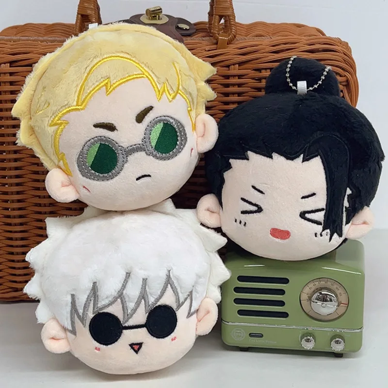 

Jujutsu Kaisen 10cm/3.93in Plush Keychains Doll Anime Peripherals Five Insights Xia Youjie Ornaments Accessories Cute Toy Gift