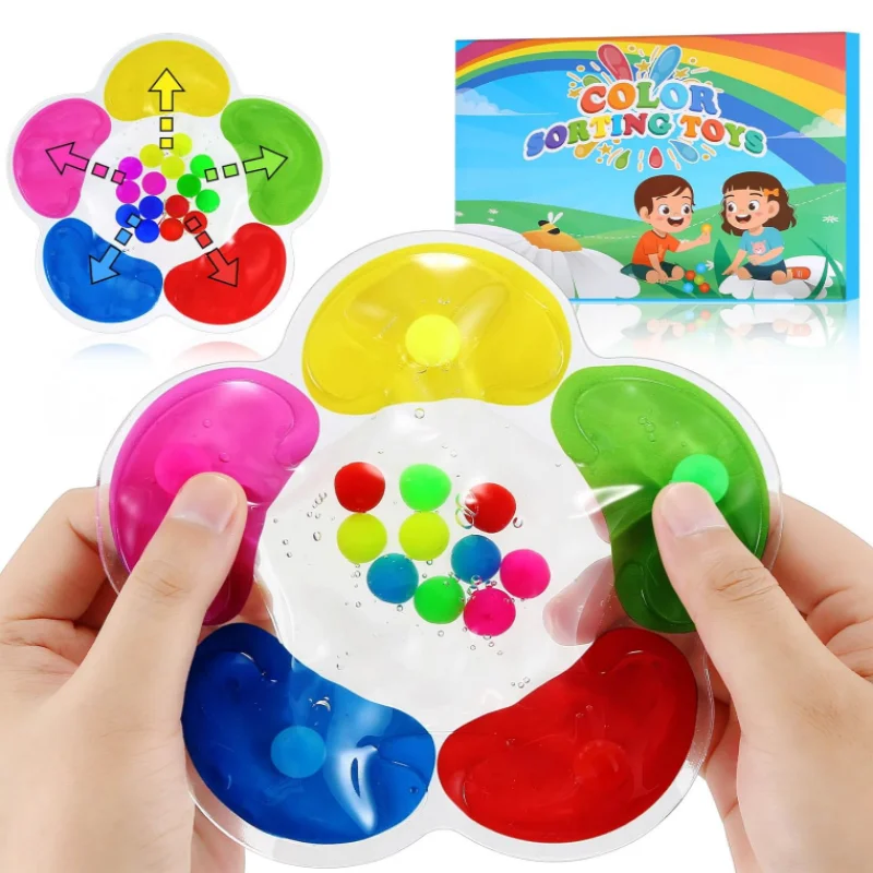 Squishy Sensory Fidget Toys for Kids - Autism Sensory Quiet Fidget for Classroom Students Autistic Children Special Needs, Anxiety Relief for Calm Down