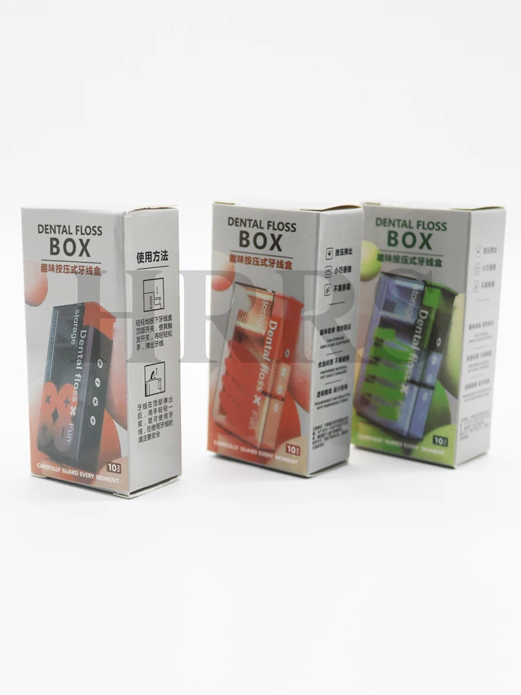 يتضمن موزع خيط تنظيف الأسنان المحمول منظم خيط تنظيف الأسنان الأوتوماتيكي القابل للصدف للعناية بالفم أداة تنظيف الأسنان للاستعمال مرة واحدة #5