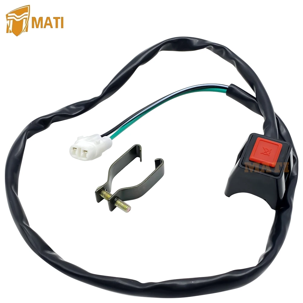 

Mati Handlebar Kill Stop Switch for Yamaha TTR125E TTR125LE YZ125 YZ250 YZ450 Replacement 5HP-83976-22-00