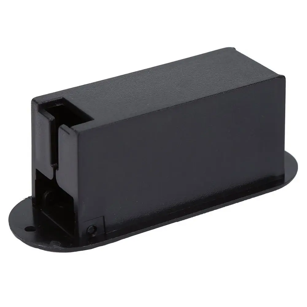 กีตาร์เบสแบบแอคทีฟ2แบนด์อีควอไลเซอร์ EQ วงจรปรีแอมป์สีดำ