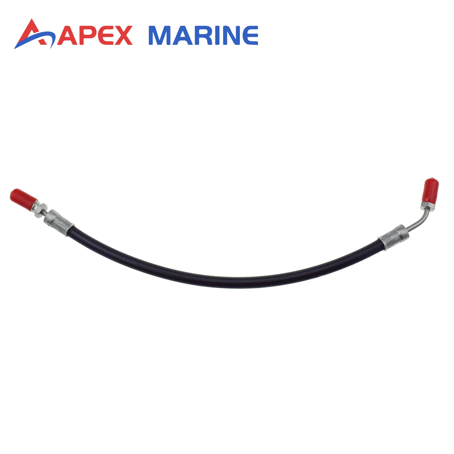 Tuyau de trim hydraulique compatible avec les moteurs à entraînement arrière OMC Volvo SX-M Starboard Up avec raccords avant, 1994 et plus récents, 3853855, neuf