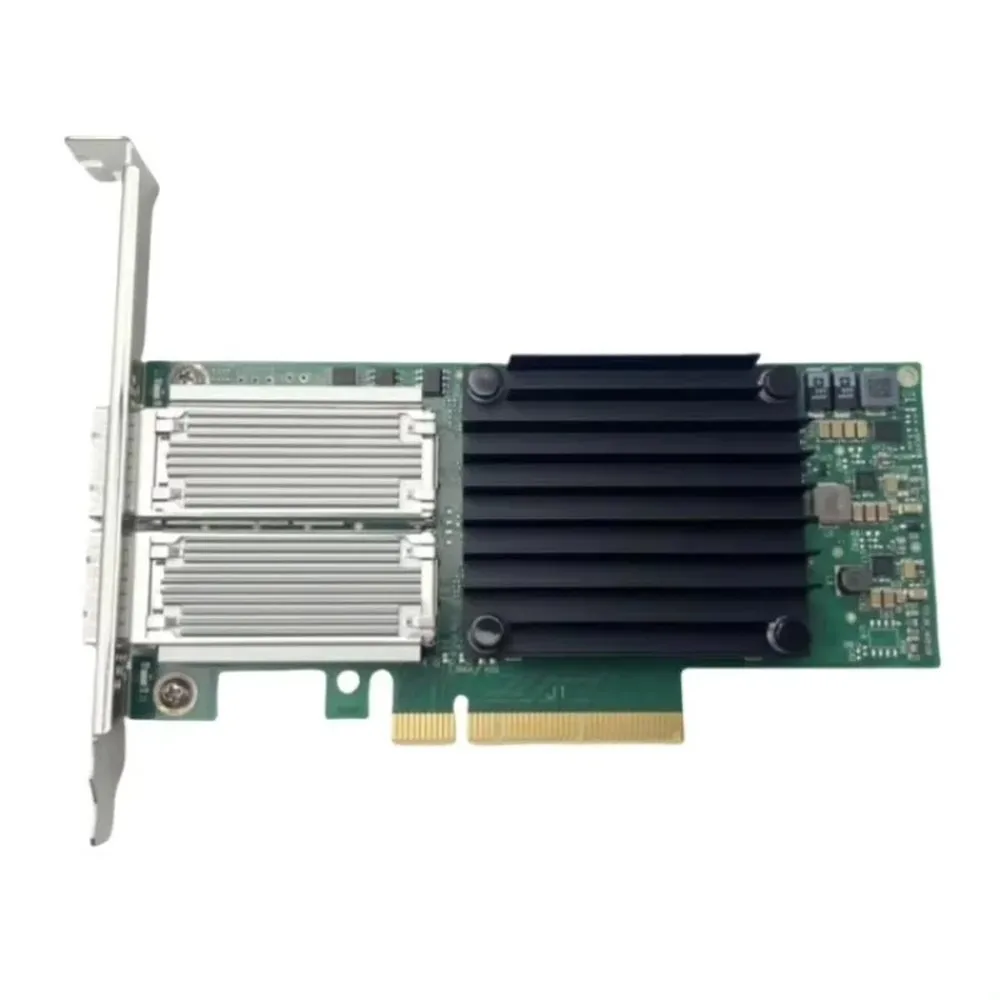 MCX414A-BCAT ConnectX-4 EN Dual Port 40/56GbE PCIe Network Adapter Card, Low Latency RDMA, RoCE, VXLAN, for Enterprise