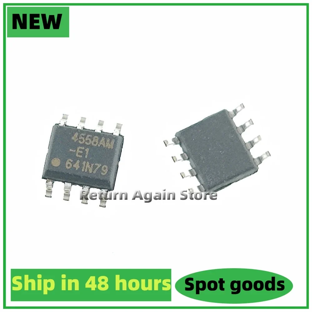 5PCS/LOT 4558AM-E1 AZ4558AMTR-E1  SOP-8 Power management chip mounting with eight pins NEW original