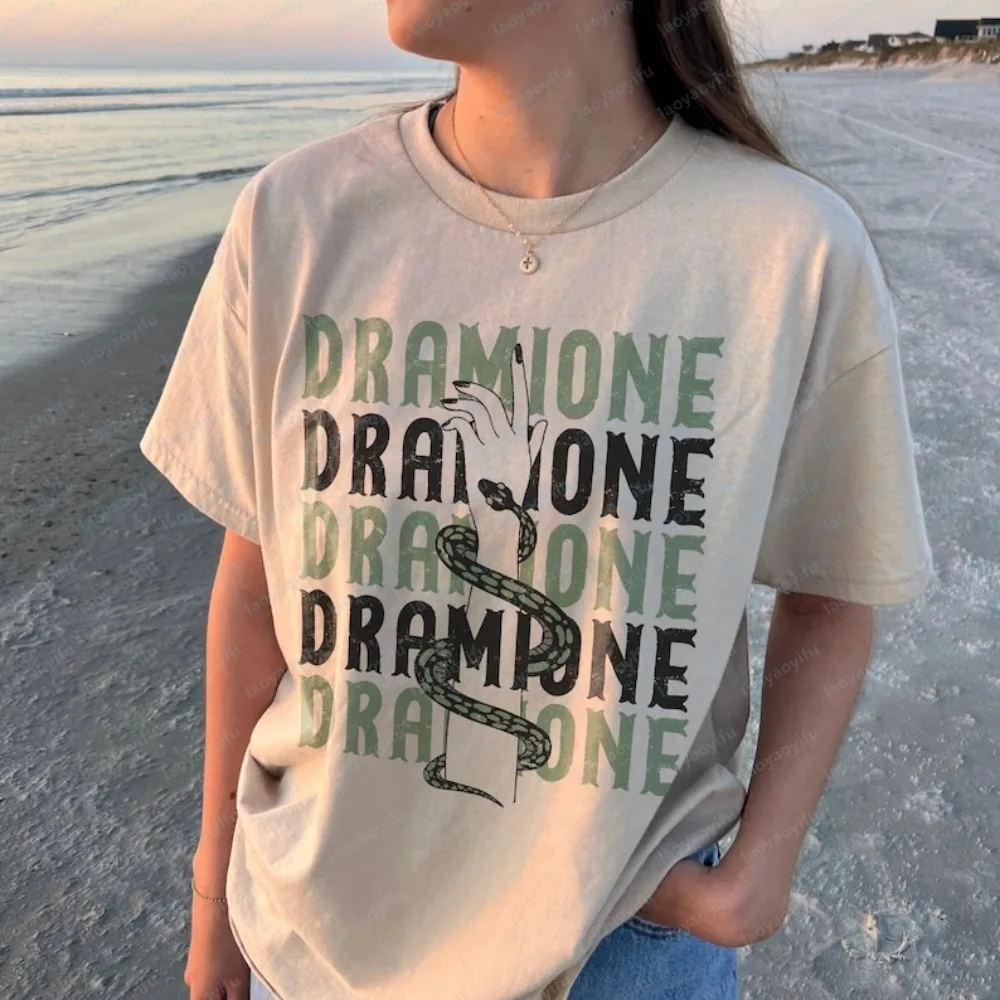 Dramione Malfoy Manor Granger T Shirt Bookish Fan Fic Shirt Magic Wizard School HP Merch Manacled Fan Fiction Snake House Green
