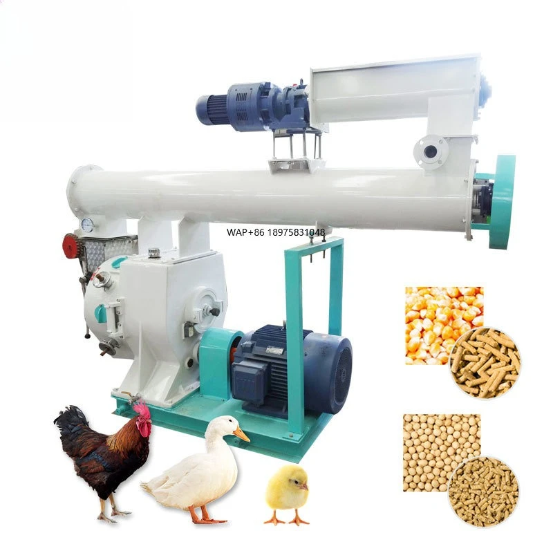 Animal chicken cattle cattle feed pellet production line, suitable for poultry and animal husbandry
