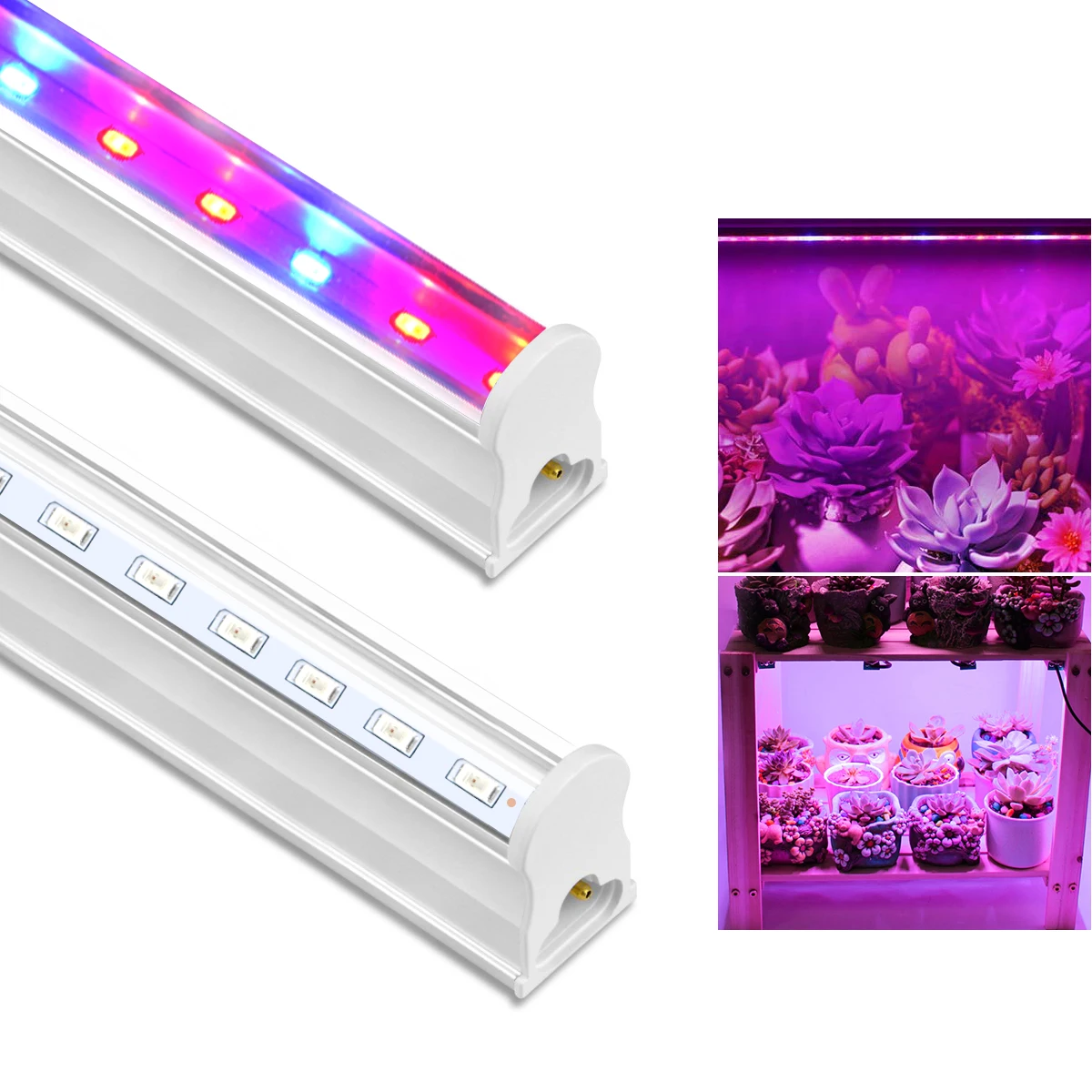 LED Grow Light Full Spectrum Bar Complete Kit 1-5Pcs T5 Tube Lamp 30cm for Plant Cultivation Greenhouse Hydroponics System