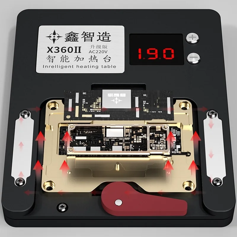 MasterXu XZZ Xinzhizao X360 i precalentador para iPhone X 11 12 13 13 PRO MAX calefacción cara ID PCB placa Kit de herramientas de reparación de