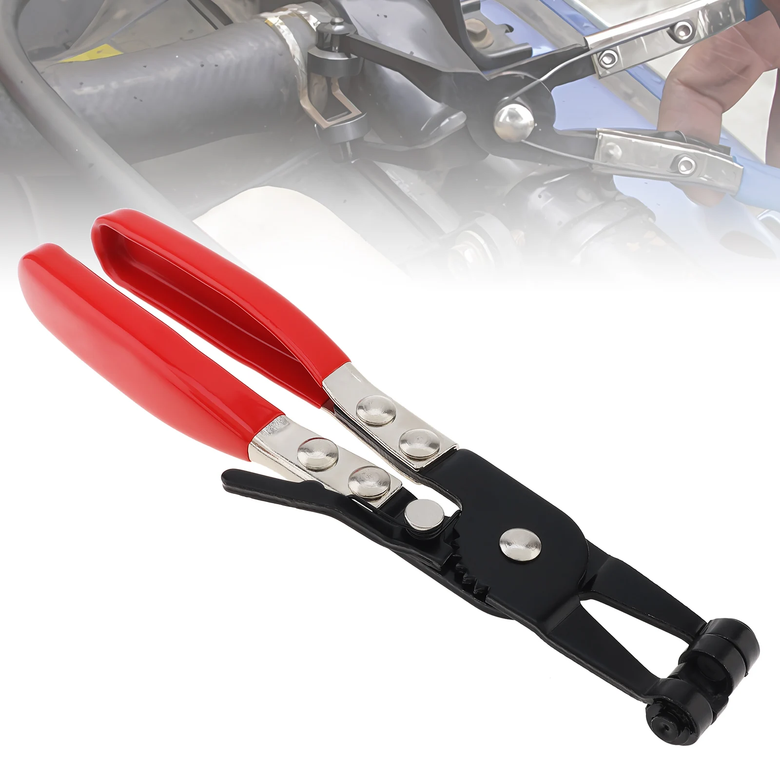 

Hose Clamp Plier Car Water Pipe Locking Pliers for Auto Repair with Swivel Flat Band Automobiles Water Pipe Clamp Pliers