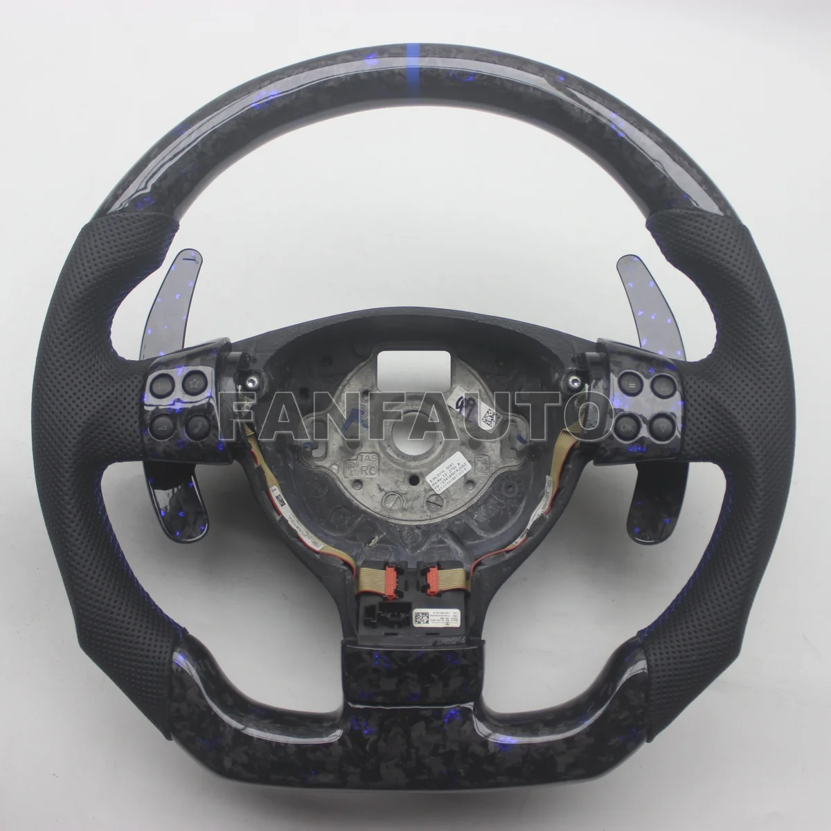 

Custom Replacement D Shape Real Forged Carbon Fiber Steering Wheel for VW Volkswagen Golf 5 MK5 GTI R