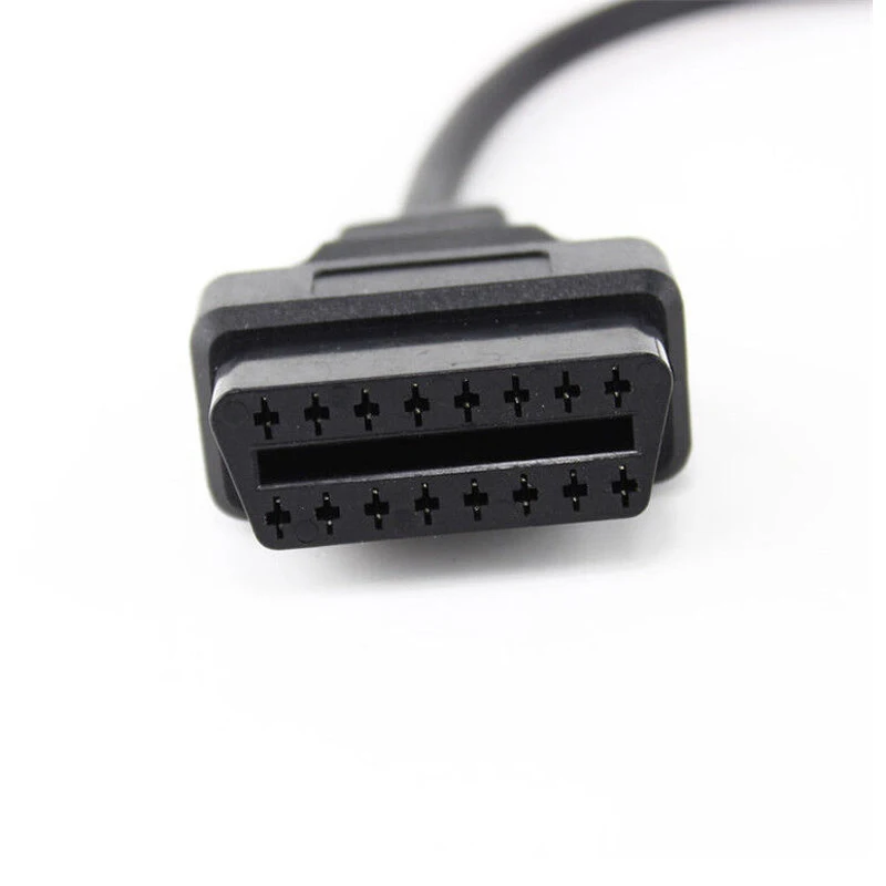 14 Pin To 16 Pin OBD Adapter Cable For Nissan Vehicles ELM327 Diagnostic Scanner Extension Tool