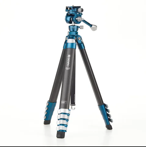 Benro CyanBird CB259CFK CB259AFK Trípode de fibra de carbono de 5 secciones con cabezal híbrido FS20PRO 2 en 1