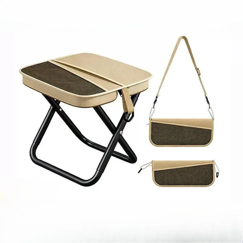 Folding Bench Bag Portable Stool Storage Outdoor Mini Lightweight Pocket Small Maza