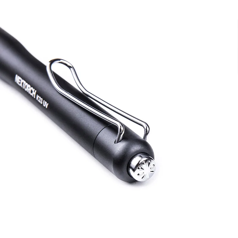 Nextorch K33UV Dual-gear UV LED Penlight, 365nm Wavelength, 1300mW, Detection for Fluorescence / Counterfeit, Exquisitely Small