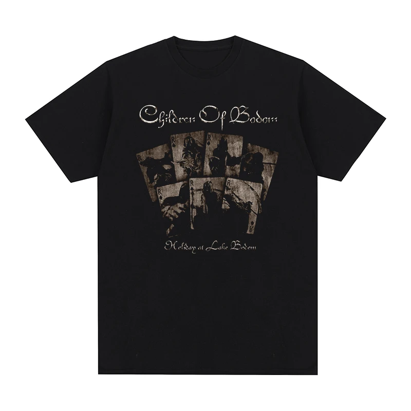Children of Bodom Vintage T-shirt Peripheral Rock Band Fun Gift Idea Clothes  Y2k Cotton Men T shirt New TEE TSHIRT Womens tops