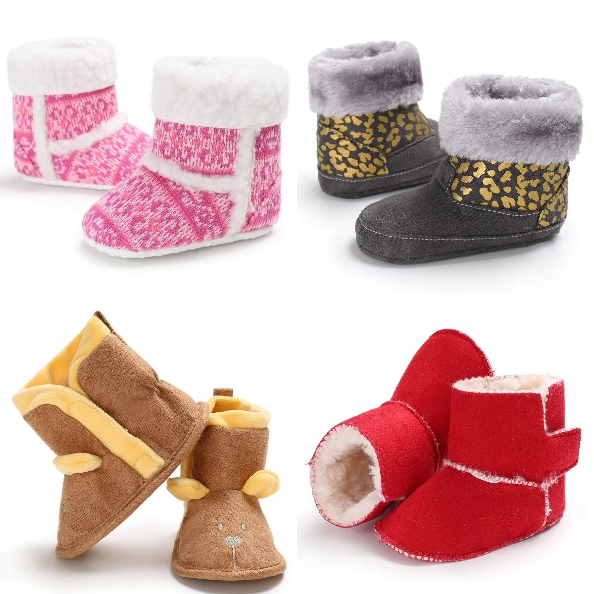 Cute Mary Jane baby girl shoelace floral embellishment -Non slip breathable fabric, suitable for all seasons
