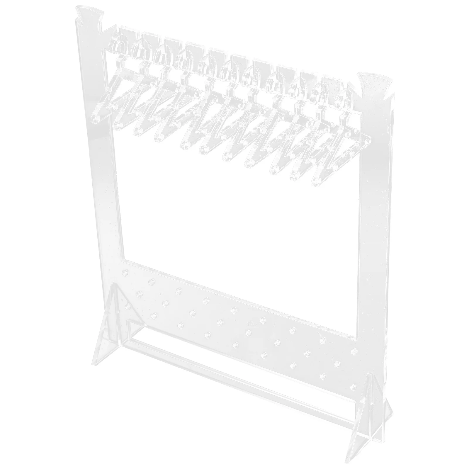 

Jewelry Earring Necklace Display Stand Clear Bracelet Holder Jewellery Organizer Hanging Racks for