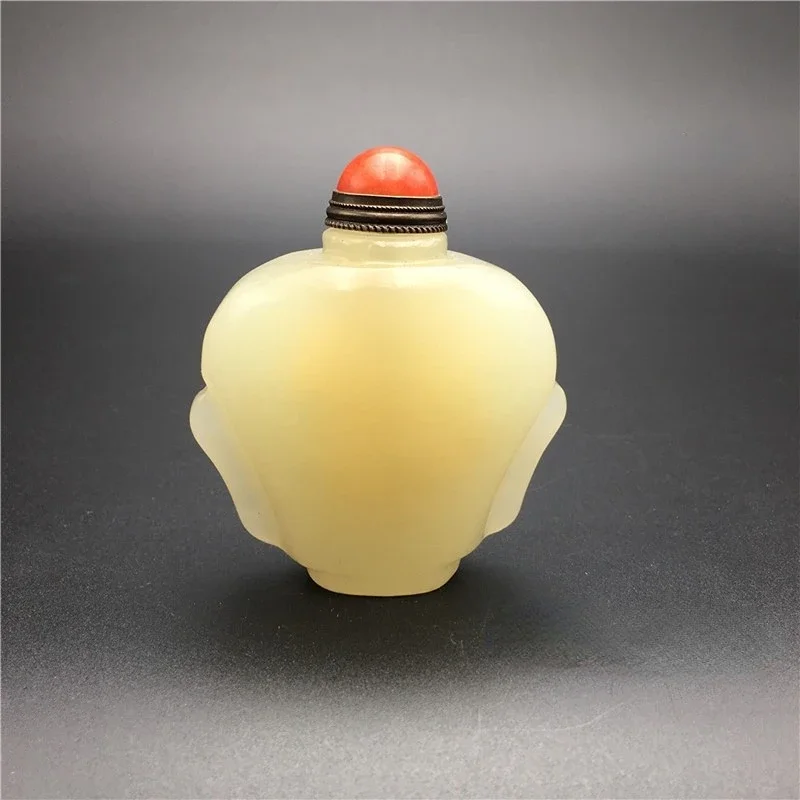 Chinese Jade Hand-carved Jade Snuff Bottle Crafts