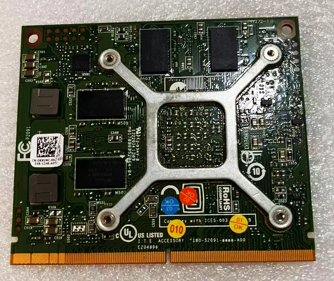 K1000 K1000M 2Gb N14P-Q1-A2 Video Graphics Card with X-Bracket for Dell Hp Imac A1311 2010 2011 A1312 2009 2010 2011 Year