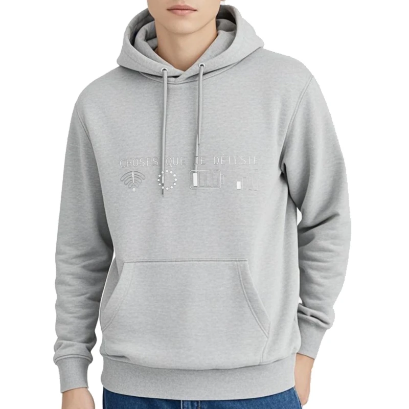 الخريف هودي شيء أنا أكره سستة مضحك فريش نص الكمبيوتر العلوم المبرمجين المهوس القمم عادية القطن للجنسين هوديي #4