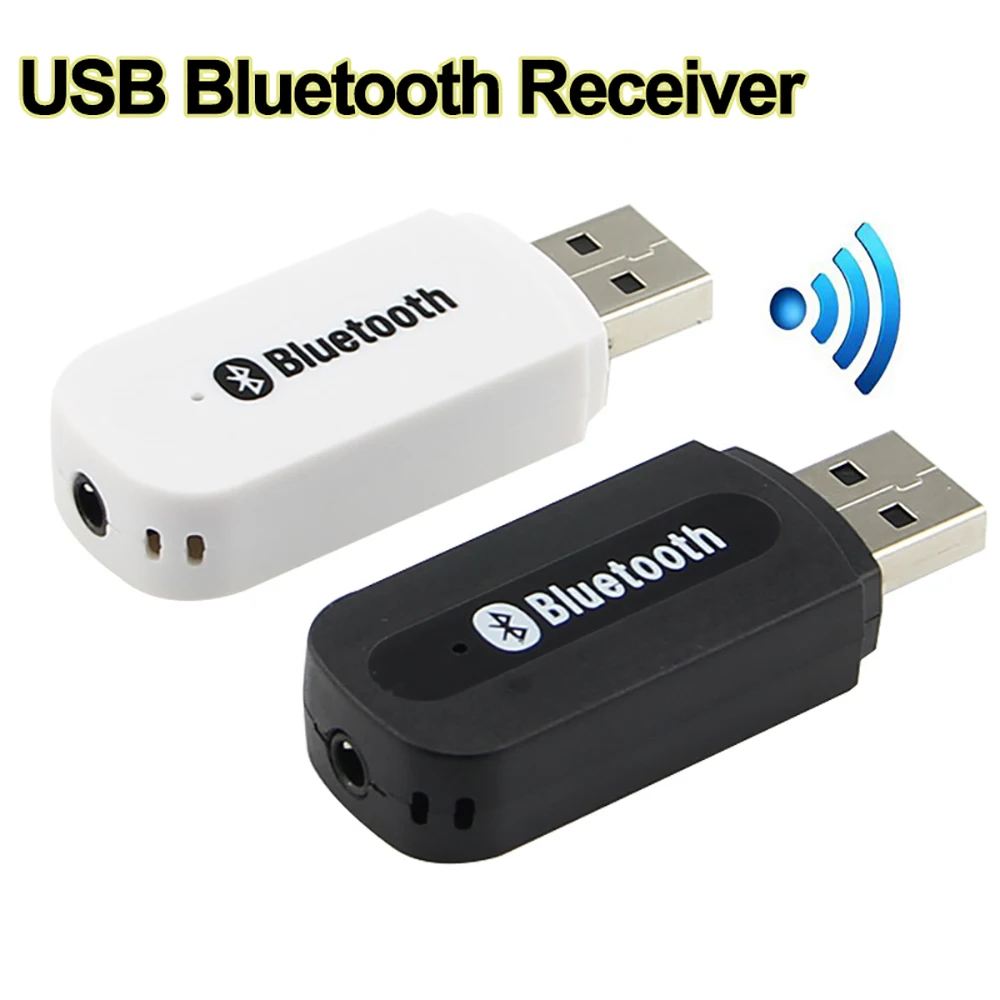 USB Bluetooth Receiver Speaker Connector Music Audio Wireless Adapter for 3.5mm AUX Jack for USB Dongle Car Android Mobile Phone