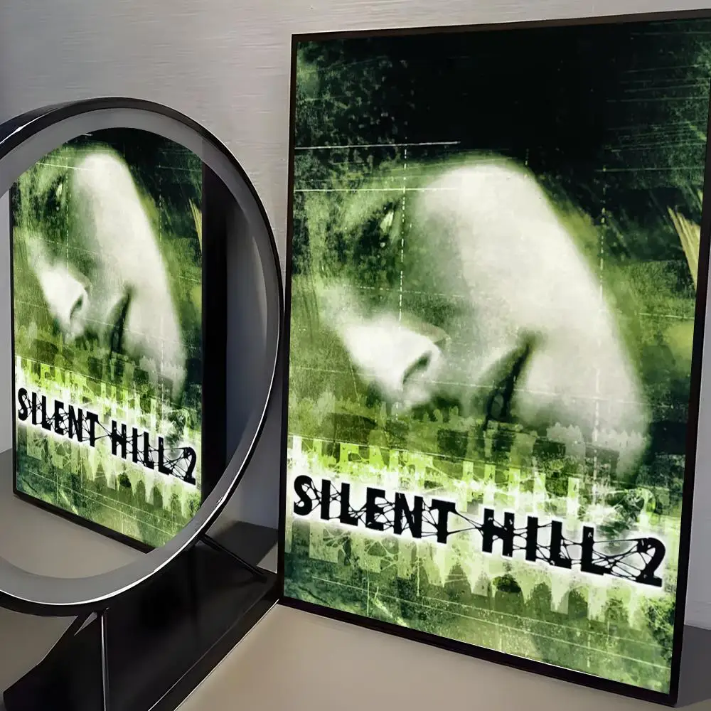 Klassisches Spiel S-Silent Hill 2 Poster, moderne minimalistische Wandkunstdrucke für Schlafzimmer, Wohnzimmer, Heimdekoration, Inneneinrichtung, Geschenk – Detail 12