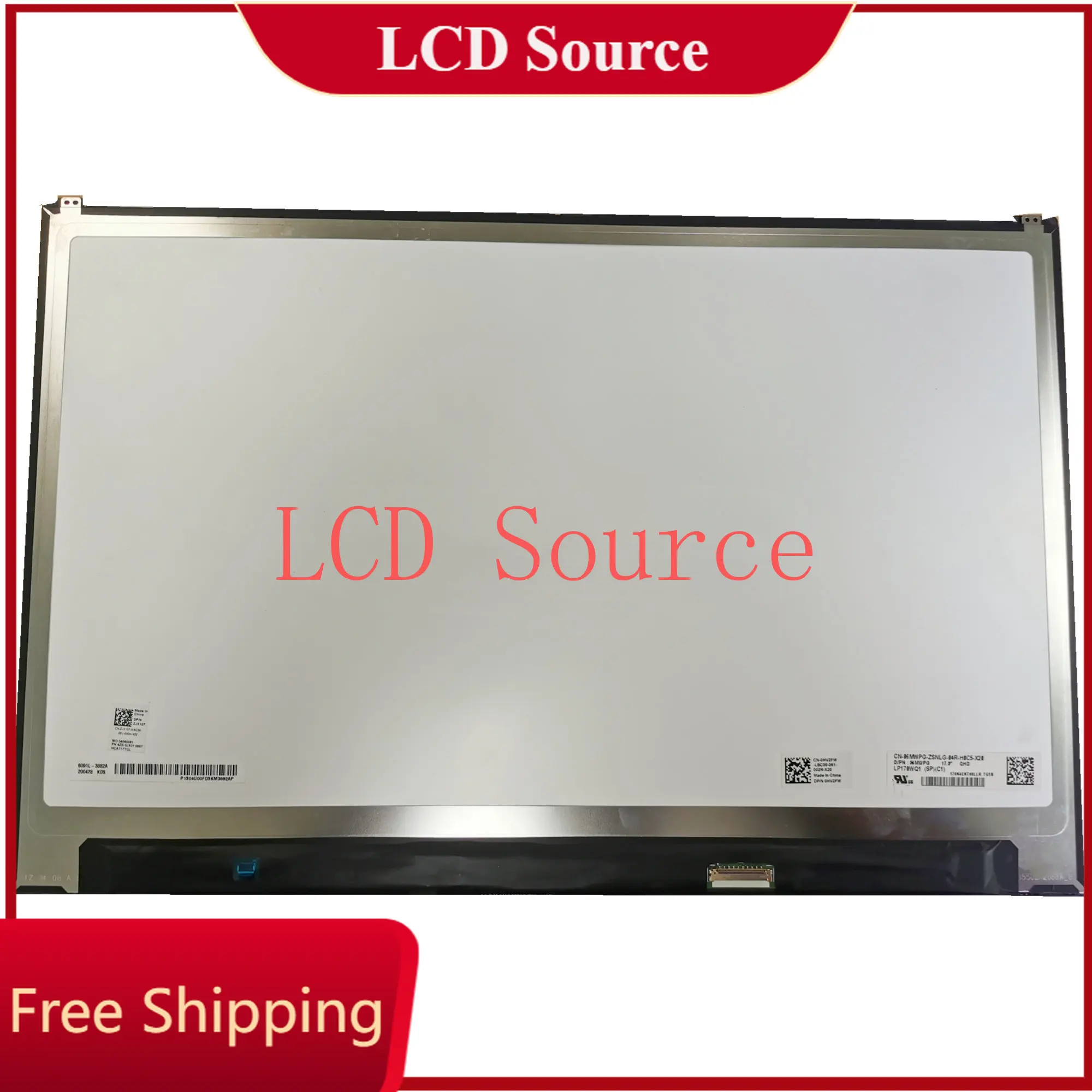 

LP170WQ1 SPC1 0.4mm Pitch EDP WQXGA LCD DPN 0HV2FM 2560X1600 FHD 40Pin