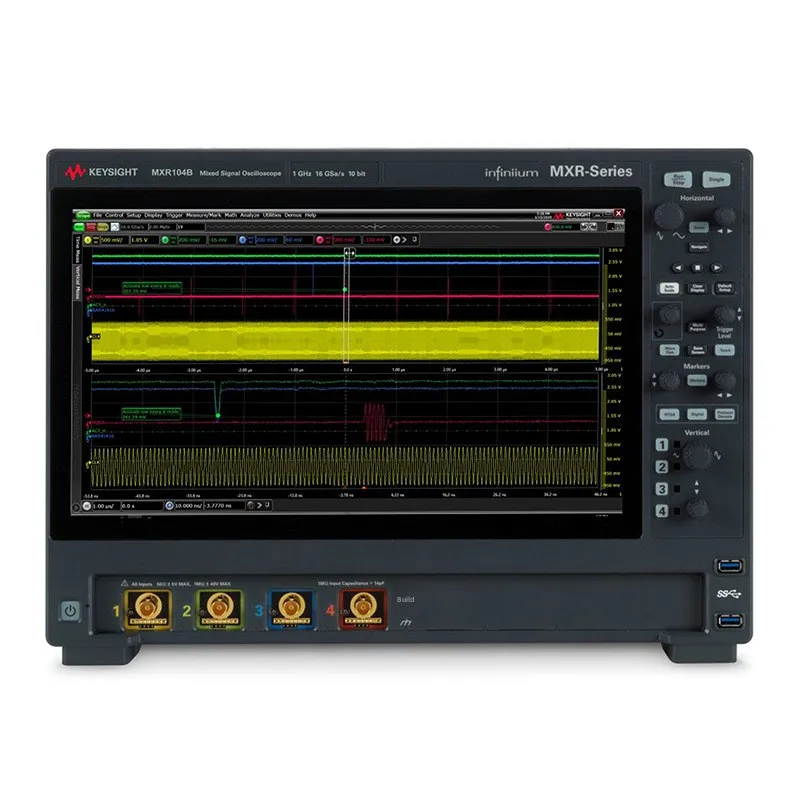 Keysight MXR104B Infiniium B-Series Oscilloscope with 10 Bit Resolution 16 GSa/s Sample Rate Customized Support