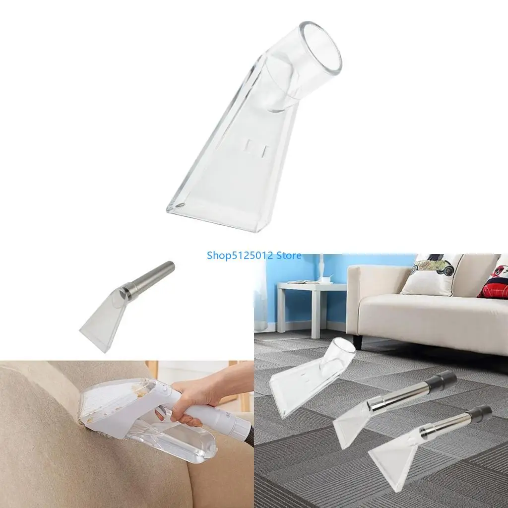 G8TC Suction Nozzle Rotating Transparent Brush Head Carpet Cleaner Dryer Vacuum Cleaner Nozzle Accessories Dirt Removal