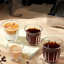 90/130/160/200ML Clear Glass Coffee Cup Heat-resistant Wedding Party Cocktail Beer Cup Breakfast Milk Cappuccino latté Glass Cup